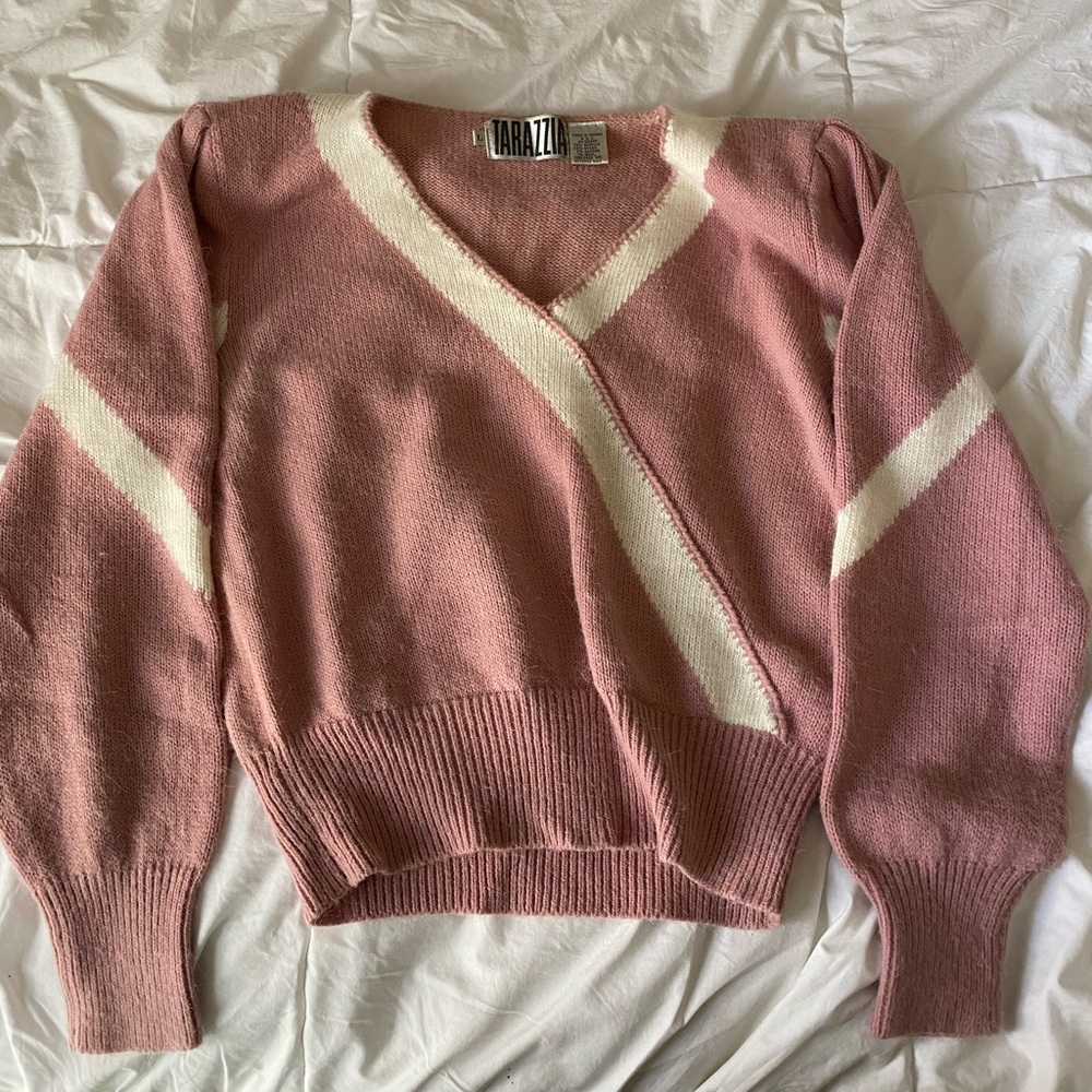 Pink Crop Sweater